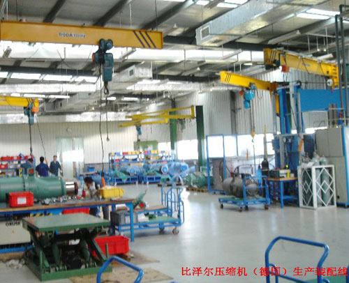 比澤爾壓縮機（德國）生產(chǎn)線配線